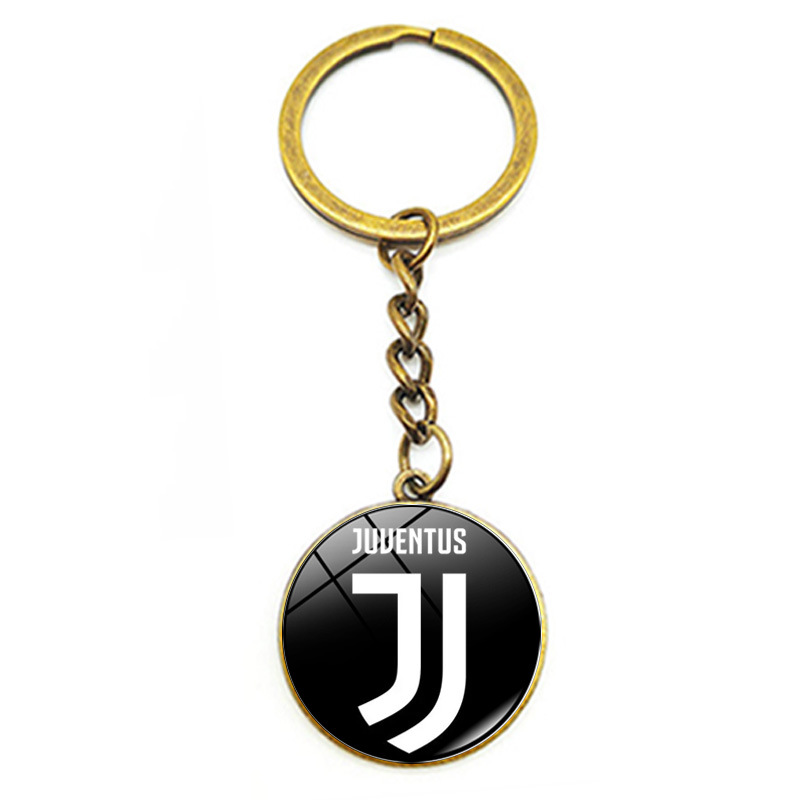 Serie A La Liga Bundesliga Premier League Ligue 1 Equipo de fútbol Emblema Tiempo Gema Llavero Colgante de coche Producción del equipo