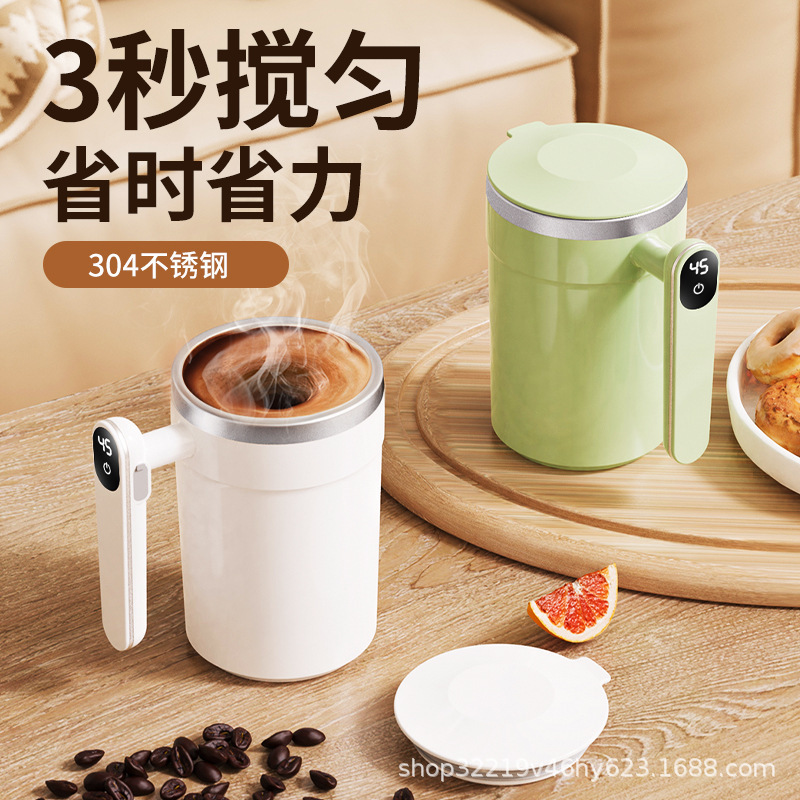 Nuevas tazas de café creativas tazas de café con temperatura taza de café pantalla de temperatura creativa