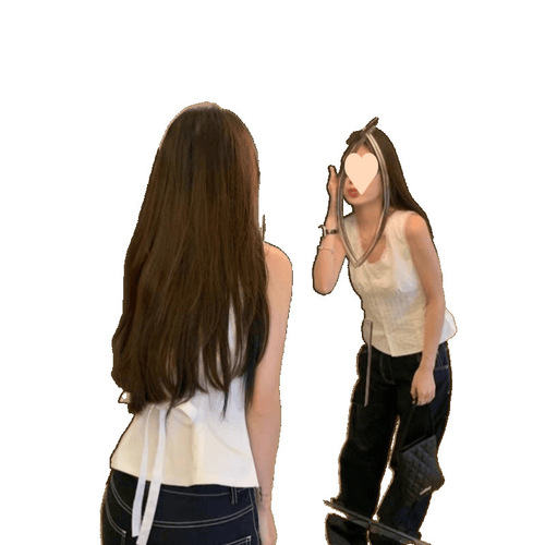 French white lace edge V-neck top for women, summer sweet and spicy style sleeveless waist-cinching blouse with a sense of design