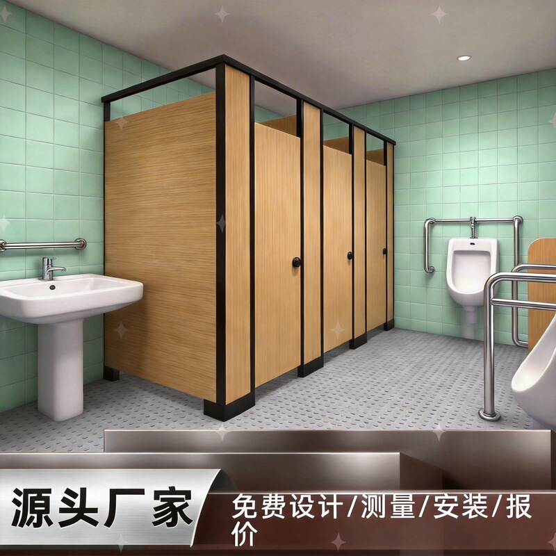Customized Public Restroom Partition Door Panels Waterproof Anti-Bacteria Board Pvc Honeycomb Board School Public Restroom