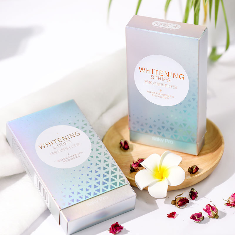 Shook Light perception Cool white tooth whitening strip skin whitening Removing yellow White Tooth skin whitening Artifact 1 10 Tooth paste