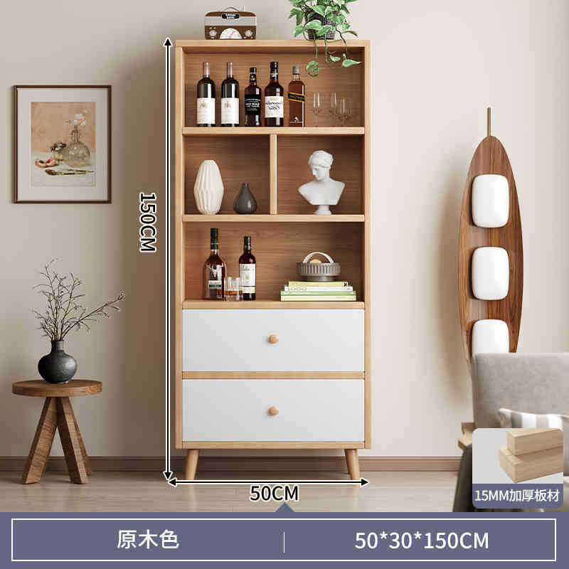 Estante de exhibición para té de estilo chino de madera maciza, pequeño gabinete multiusos, estante decorativo para sala de estar. image 8