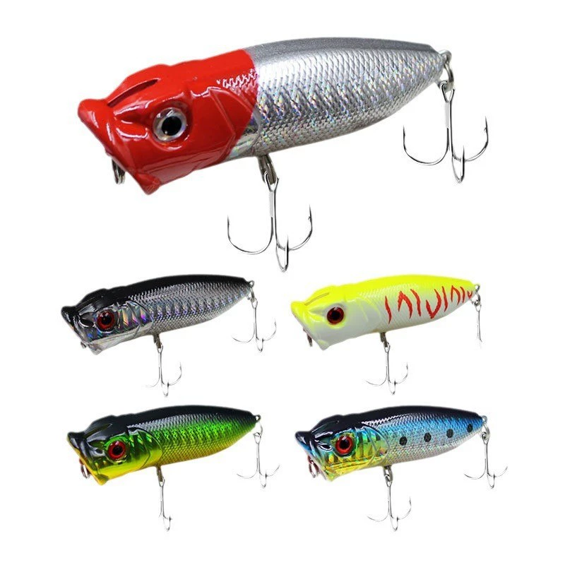 Water surface fake bait hard bait luminous water waves lying on the road sub -bait soft bass sea bass 7cm11.5g cross -border e -commerce