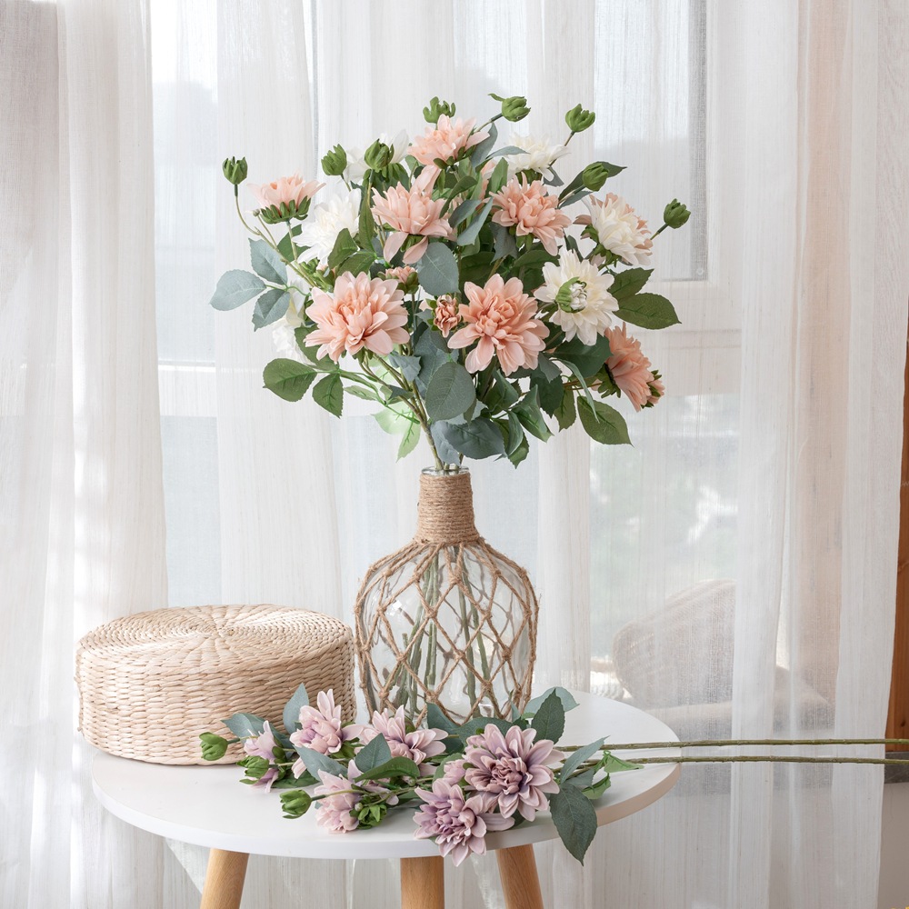 Simulated flowers INS style Japanese-style small flowers manufacturer fake flowers and green plants wholesale wedding decorations cross-border YC1020