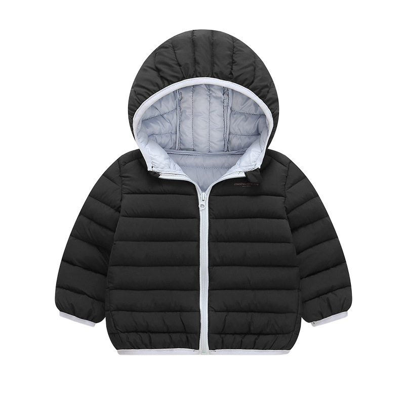 Ropa de algodón para niños transfronterizos nueva chaqueta de algodón de color sólido en primavera, otoño e invierno, dulces para niños y niñas, ropa de algodón encantadora y extranjera para niños