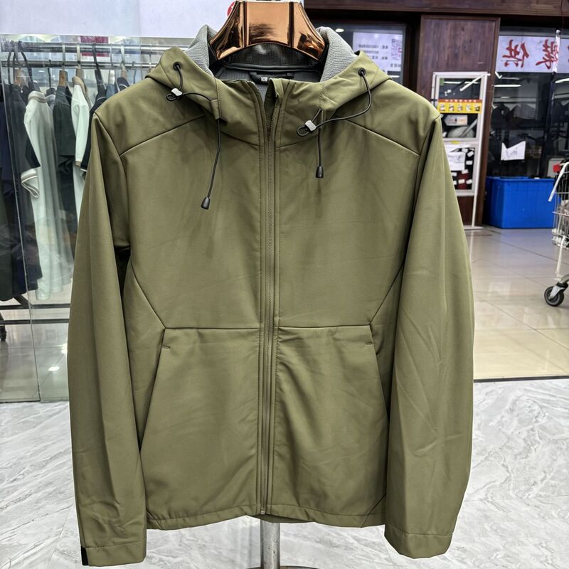 Direct from the manufacturer: outdoor softshell jacket with fleece lining, suitable for autumn and winter, unisex hooded casual jacket with a trendy design Direct from the manufacturer: outdoor softshell jacket with fleece lining, suitable for autumn and winter, unisex hooded casual jacket with a trendy design