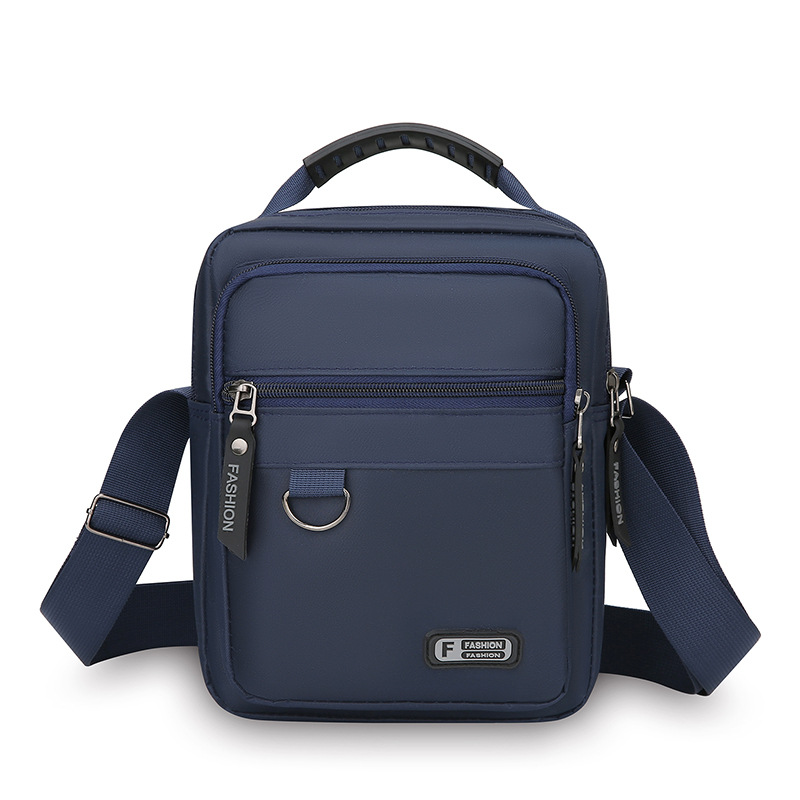 2025 nuevo bolso de moda para hombres simple ocio bolso de hombro de negocios de nylon de viaje versátil bolso de mano vertical
