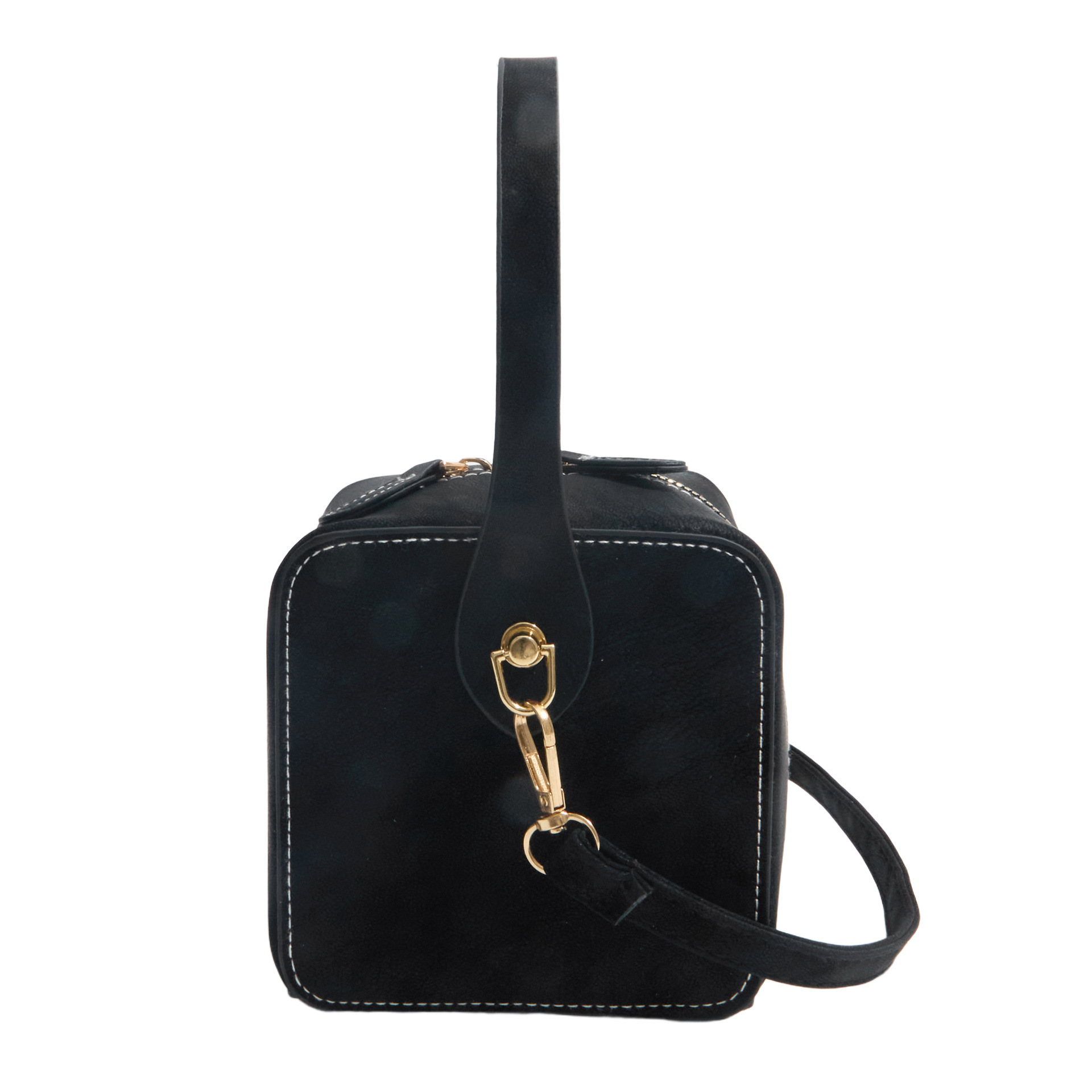 Nicho de textura caja de mano bolso mujer 2026 nuevo bolso de moda bolso de color sólido bolso de maquillaje bolso de lápiz labial