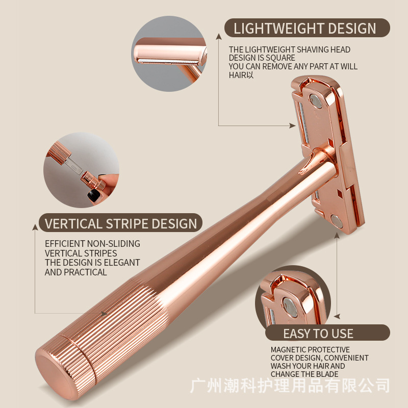 Amazon Women's Classy Shaver Universal Feather Anti-Scratch Blade Eyebrow Trimmer Manual Razor Razor