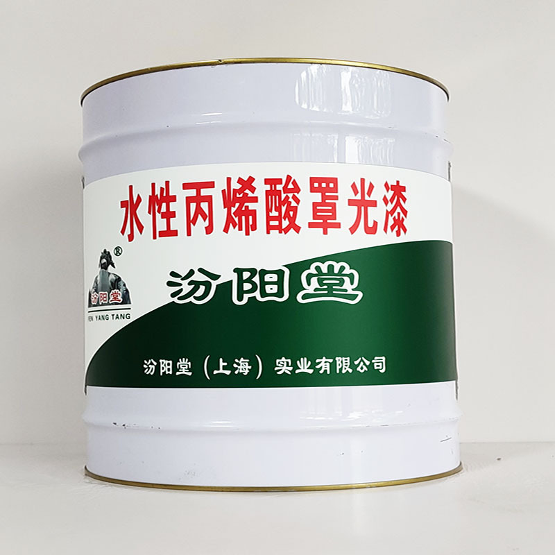 水性丙烯酸罩光漆、汾阳堂诚实守信、水性丙烯酸罩光漆、供应现货