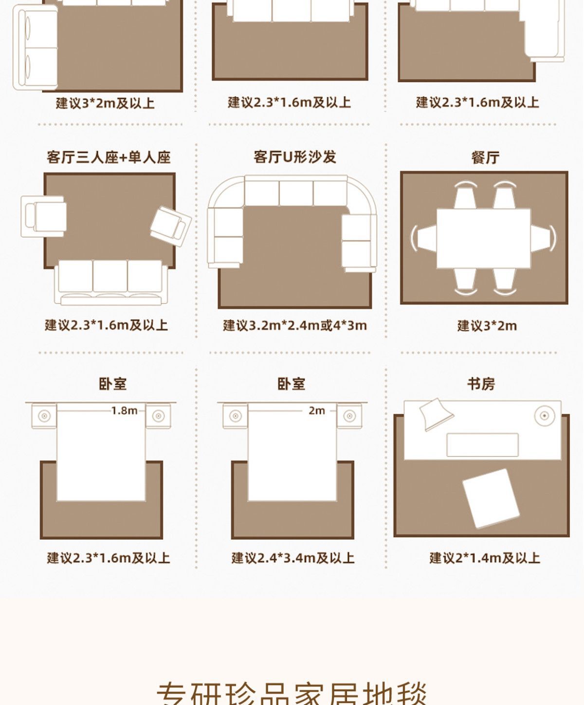 Cream Carpet 2025 New Model Living Room Floor Mat, Washable, Wear-Resistant, Waterproof, High-End Modern Bedroom, Formaldehyde-Free, Non-Slip