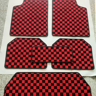 Manufacturer in stock supply two-color polypropylene jacquard blanket surface TPR environmental protection non-slip nail bottom universal car foot mat