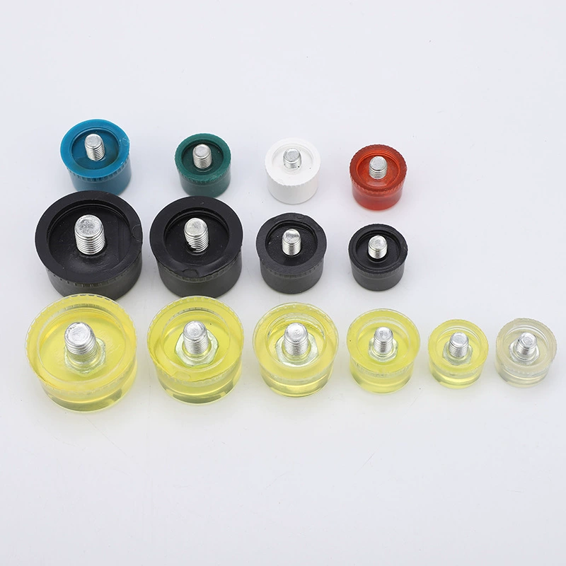 Двухцветный предохранительный молоток с резиновой головкой, многофункциональный молоток, съемный двуглавый молоток, молотковая партия с несколькими спецификациями