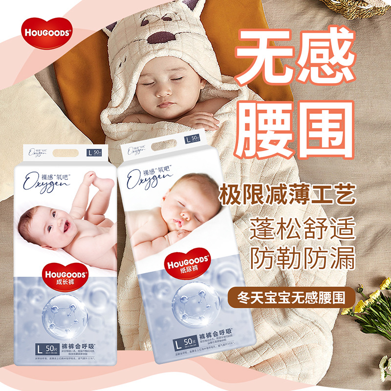 Hougoods Butt Mask Pants Baby Diapers Diapers Non-Sensory Waist Pull-Up Pants Small Underwear Offline Style