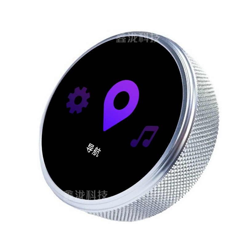 Smart round rotating switch key, 1.28 inch, diameter 50mm, 50mm
