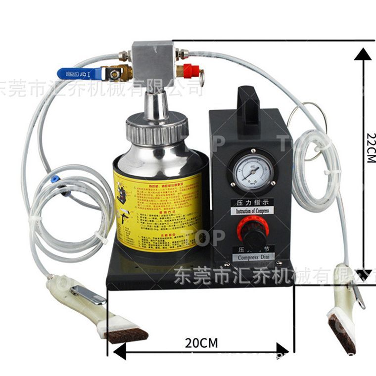 制鞋刷胶机双头刷胶机点胶机补胶机水性胶油性胶两用性价比高