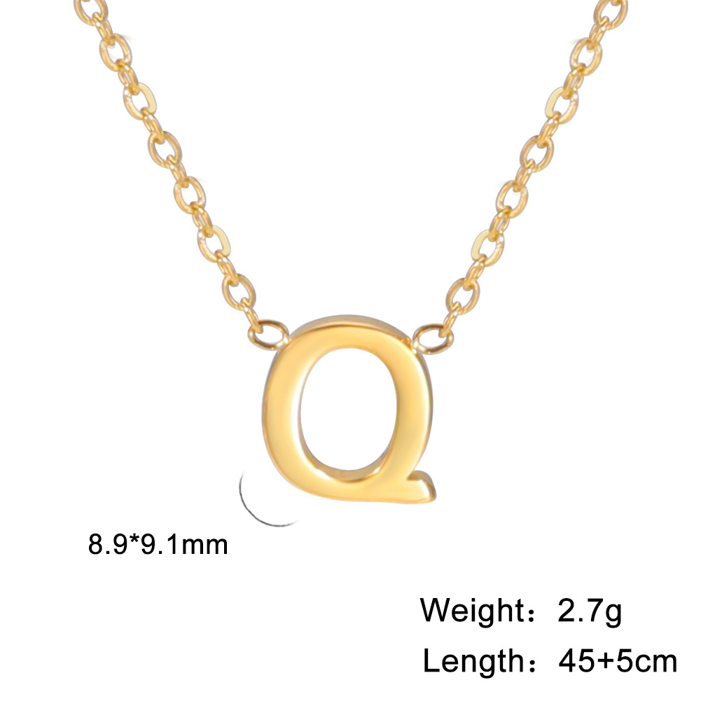 Golden, letter Q