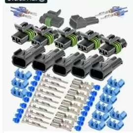 防水连接器，10-12awg端子和密封件  汽车风扇插头   连接器插件2