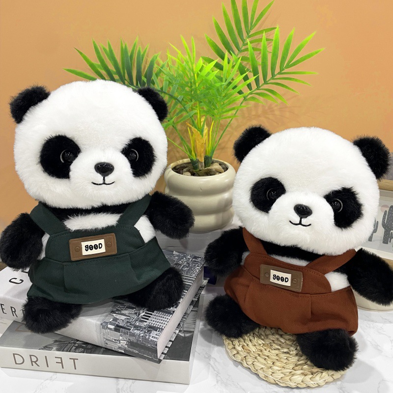 Tesoro nacional Panda muñeca adorable panda gigante muñeca parque zoológico souvenirs tienda de regalos muñeca juguetes de peluche
