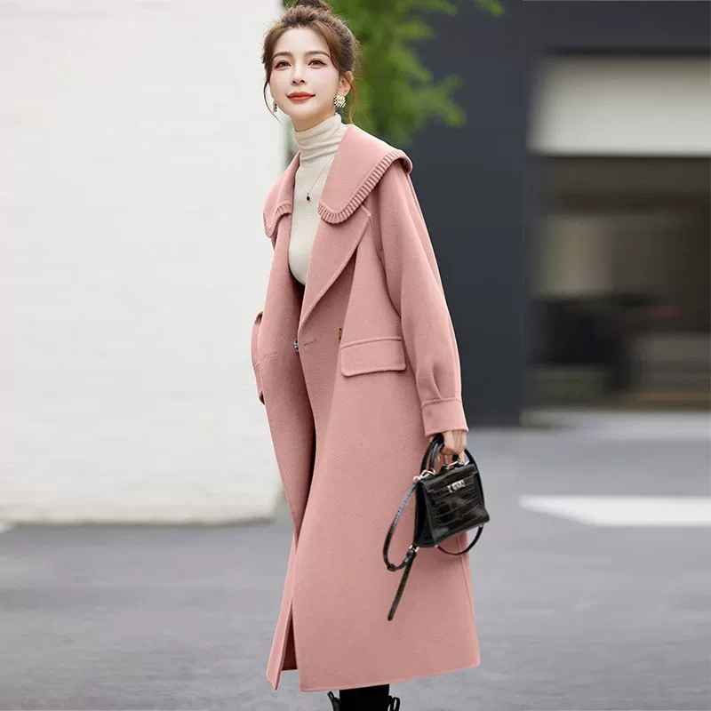 Quilted demi-season doll, woolen coat, Japanese and Korean, increased thickness, 2023, doll collar