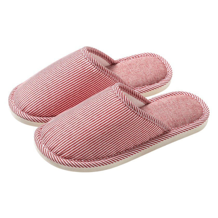 Хлопковые тапочки для женщин 2025, всесезонные, для дома, нескользящие, для пар, новые, для весны и осени, из хлопка и льна, для мужчин