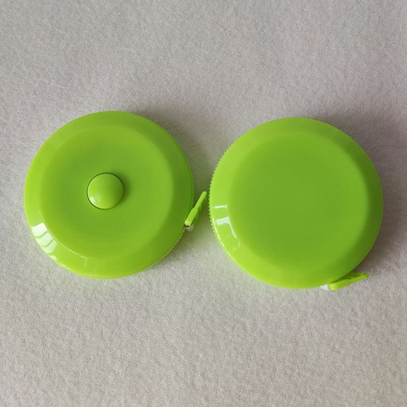 Cinta métrica de Color 1,5 m Mini cinta métrica retráctil redonda en stock publicidad LOGO regla de regalo regla de tres circunferencia Regla suave
