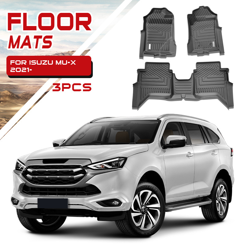 Aplicable Isuzu Mu-x cincuenta campanas alfombrillas de coche Tpe Car Floor Mat alfombrillas de inyección 5D