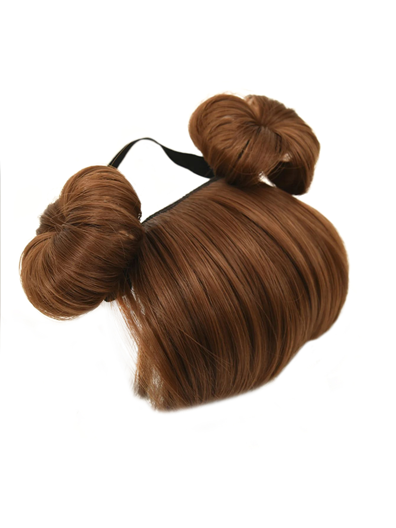 Bebé niños bebé pelo banda peluca flequillo lindo flor brote bola cabeza Internet celebridad lindo bebé pelo accesorios foto