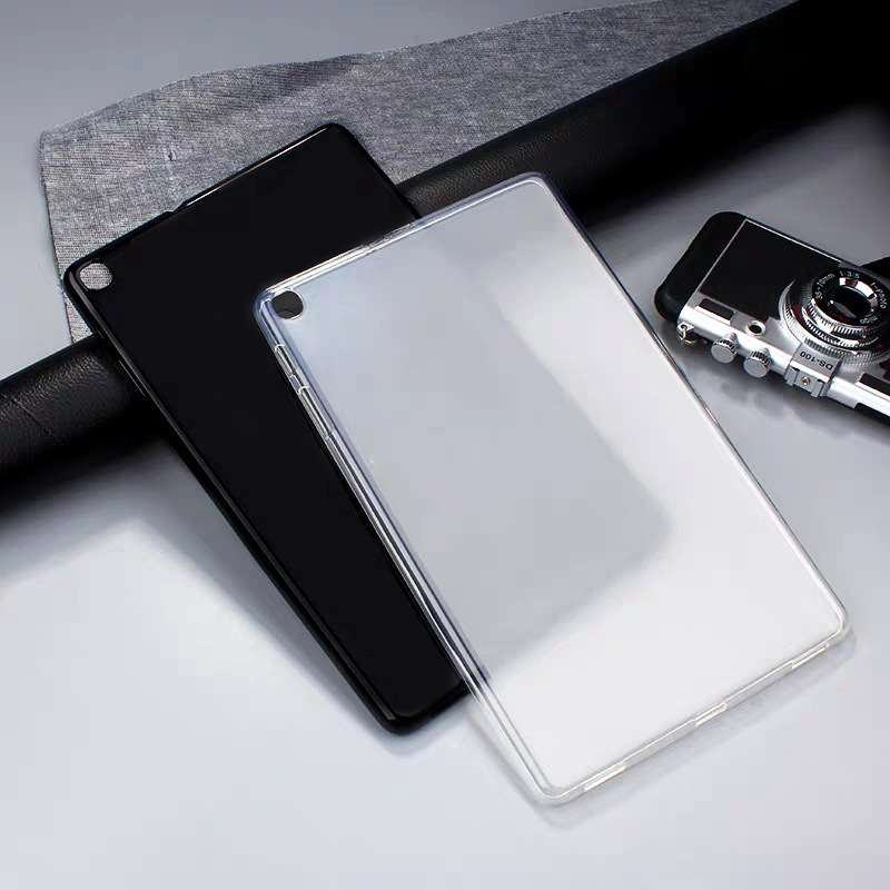 Suitable for Samsung S6Lite Tablet Protective Case S6 Frosted T285 Transparent Black T295/T290Tpu Soft Shell