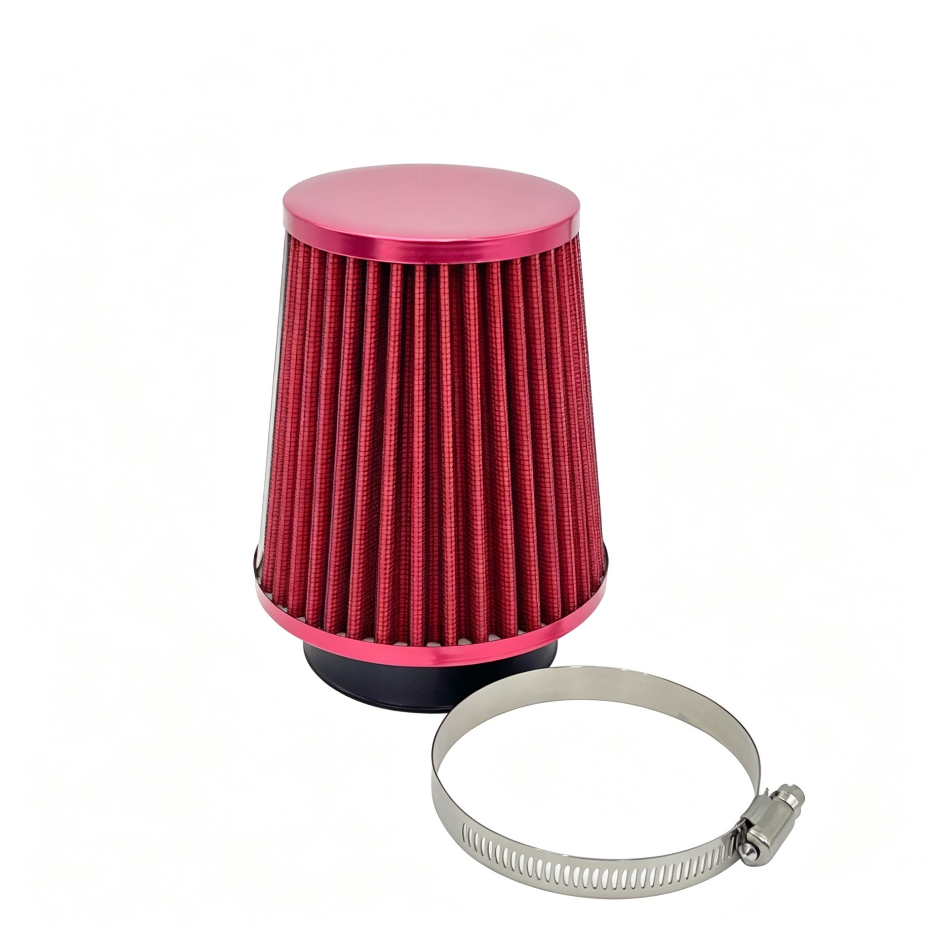 Car modification 76mm high-flow air filter modified mushroom head filter exhaust gas filtration