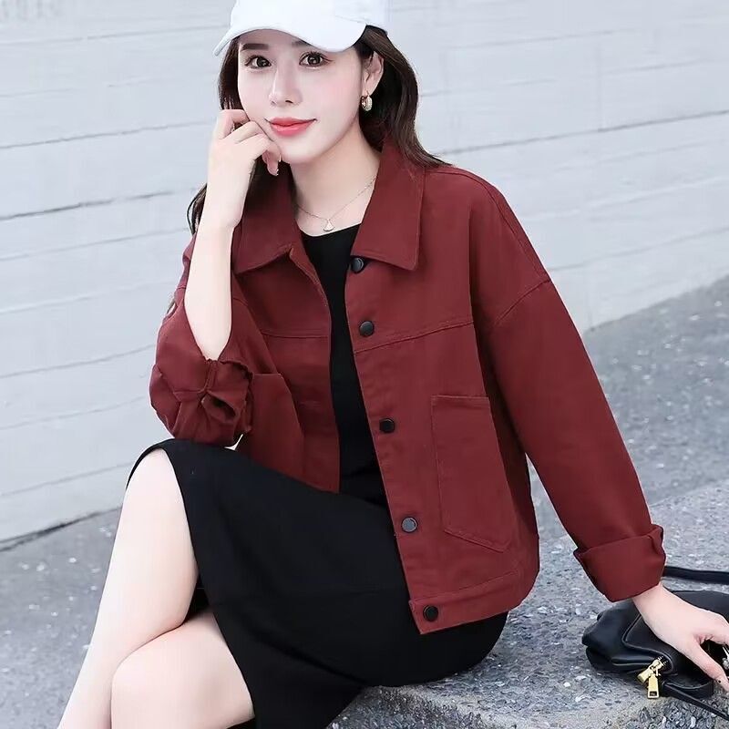 Casual Short Jacket 2024 Spring and Autumn New Korean Style Foreign Style Age-reducing Slim Jacket Jacket for Women