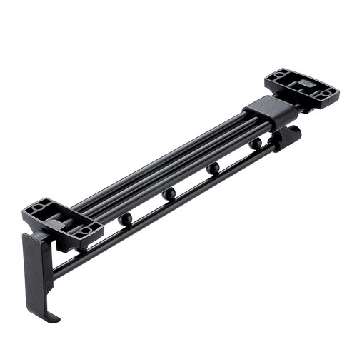 Retractable shallow wardrobe hanging rod, wardrobe hanging rod accessories for hanging clothes on the top of the cabinet, vertical clothes passage and horizontal rod