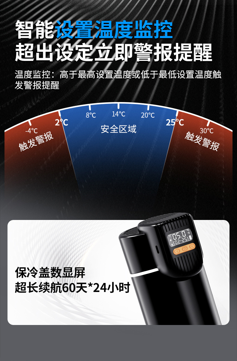 2026 New Insulin Refrigerated Box Portable Rechargeable Growth Hormone Refrigerated Cup Four-Season Constant Temperature Medicine Large Capacity