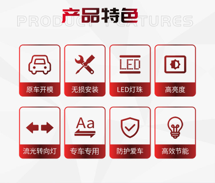 Suitable for 18-24 Geely Binyue rear bumper lights Proton X50 modified LED rear bumper lights special taillights