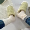 Retro Wool socks Autumn and winter Piles of socks solar system Socks thickening Solid keep warm Medium hose comfortable