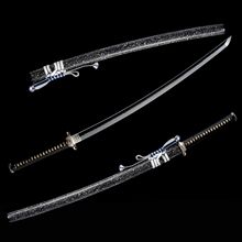 龙泉市刀剑日式指挥刀t10烧刃皆烧防身冷兵器选配宝剑外贸未开刃