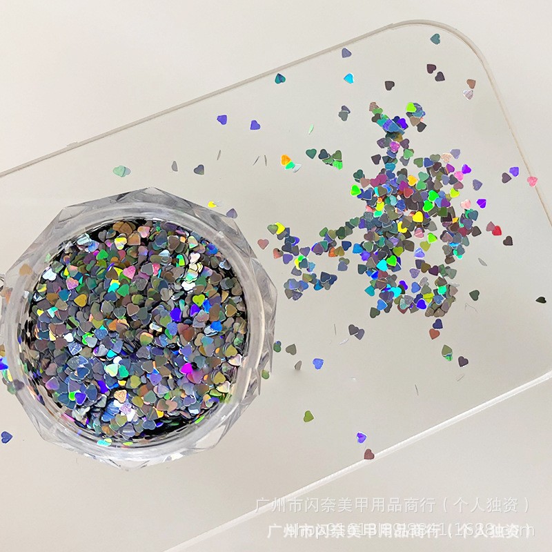 11 레이저 실버 2mm 하트