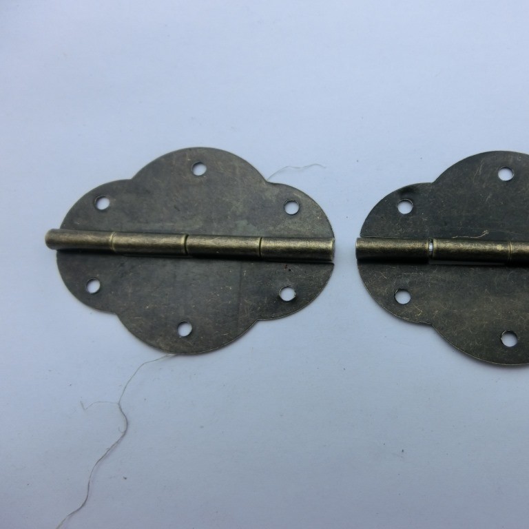 仿古合页56*41花边合页平合页弹簧铰蝴蝶合页元宝合页