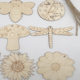 Cross-border Cartoon Creative Hollow Wood Pieces Hanging Ornaments Wooden Craft DIY Christmas Tree with Hemp Rope Christmas Decoration