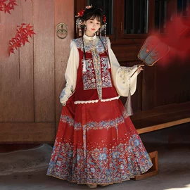 汉服套装;童汉服;儿童表演服