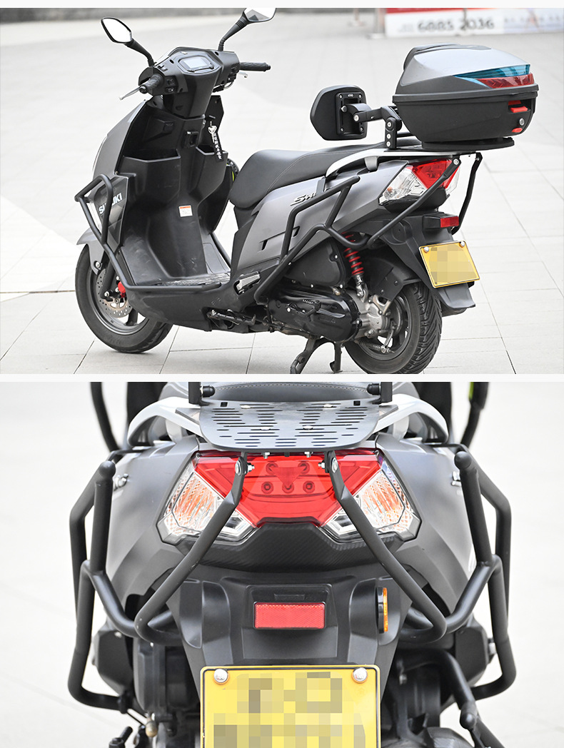 Suitable for Suzuki Uu125 Bumper, Uy125 Scooter Guard Bar, Ue125 Front and Rear Full Surround Protective Bar Modification