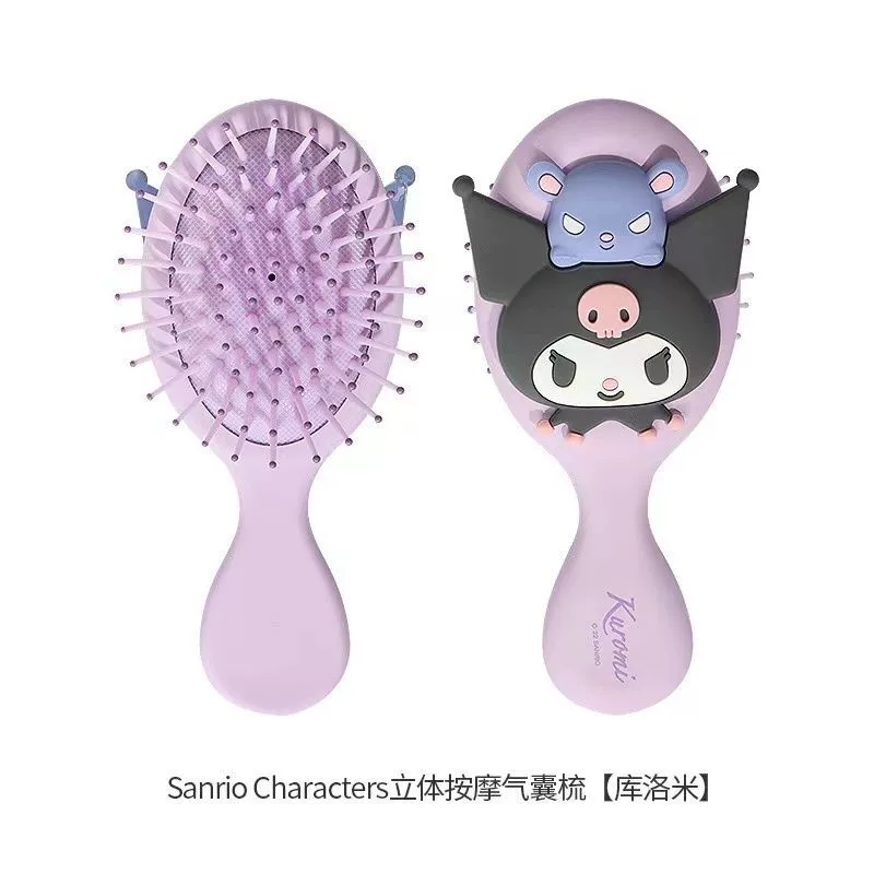 Рукоятный массажёр головы Miniso Sanrio с 3D забавными персонажами, малый воздушный мешок, портативный (4 цвета)