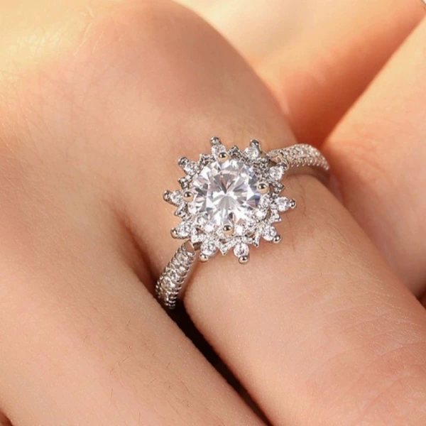 Sunflower Girl Ring