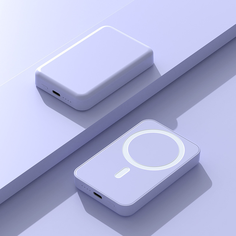 MagSafe ワイヤレス超薄型磁気パワーバンク 3c 認定高速充電コンパクトポータブルカスタマイズされたロゴモバイル電源|undefined