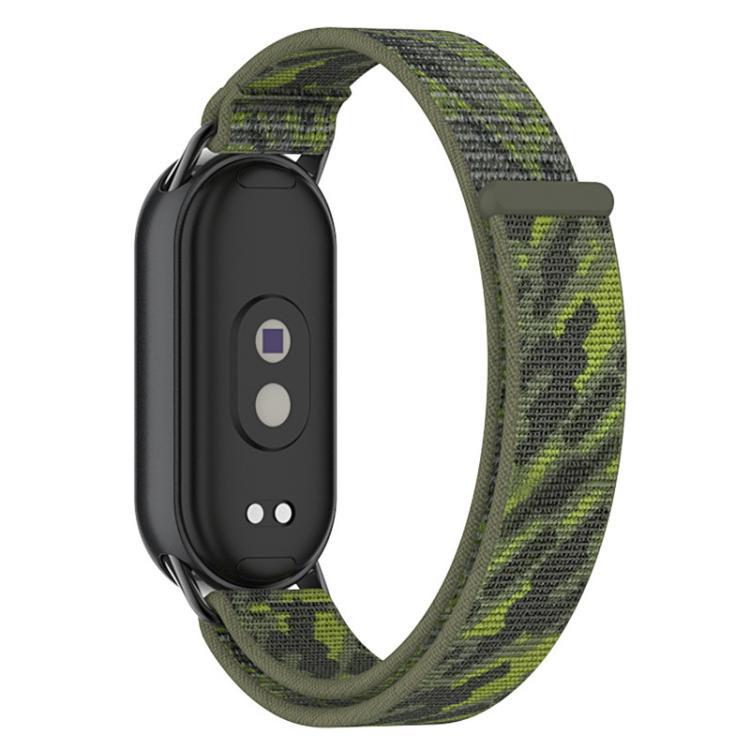 xDfind cabeza metálica de nylon trenzada correa de retorno para pulseras Xiaomi 10 / 9 / 8 / NFC