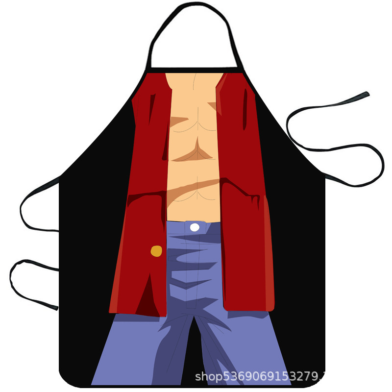 Home Creative Amazon Cross-border Supply Muscle Funny Abdominal Muscle Overalls Waist Women's Waterproof Fierce Men's Apron Kitchen Home Creative Amazon Cross-border Supply Muscle Funny Abdominal Muscle Overalls Waist Women's Waterproof Fierce Men's Apron Kitchen