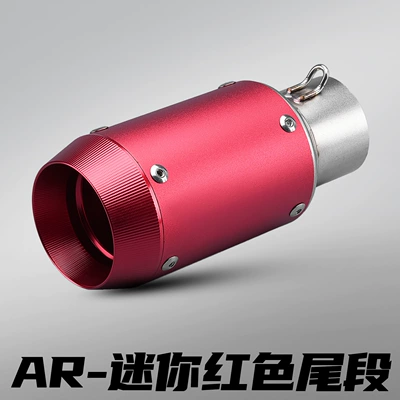 Motorcycle exhaust pipe Ar Competitive Sound Carbon - ar-mini-red-51mm