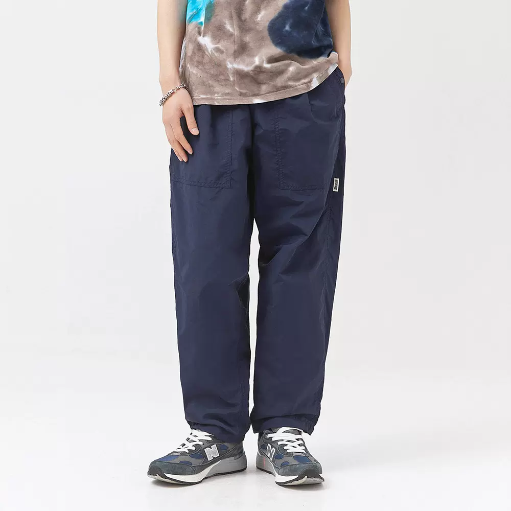 防水透气速干工装户外运动长裤宽松耐磨直筒休闲跑步纯色免熨烫春