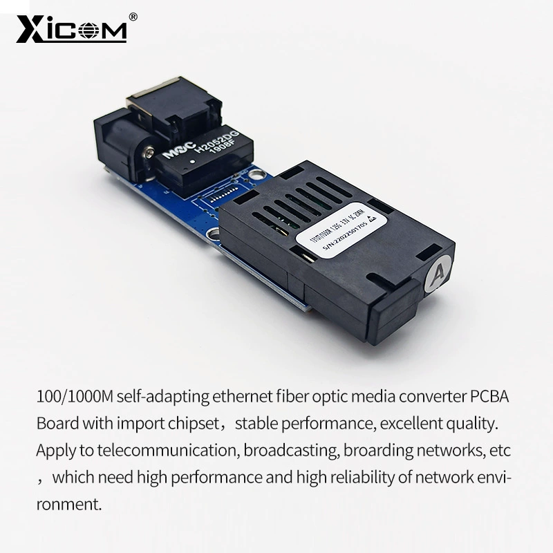 Материнская плата с гигабитным мини-приёмопередатчиком PCBA и модулем 3KM SC mini PCBA Board, 1 пара