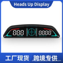 车载抬头显示器高清仪表OBD水温油耗多功能仪表测速仪